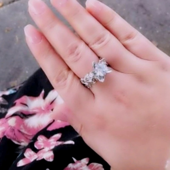 Ring AAA Zircon - Spring Flower - Picture 8 of 8